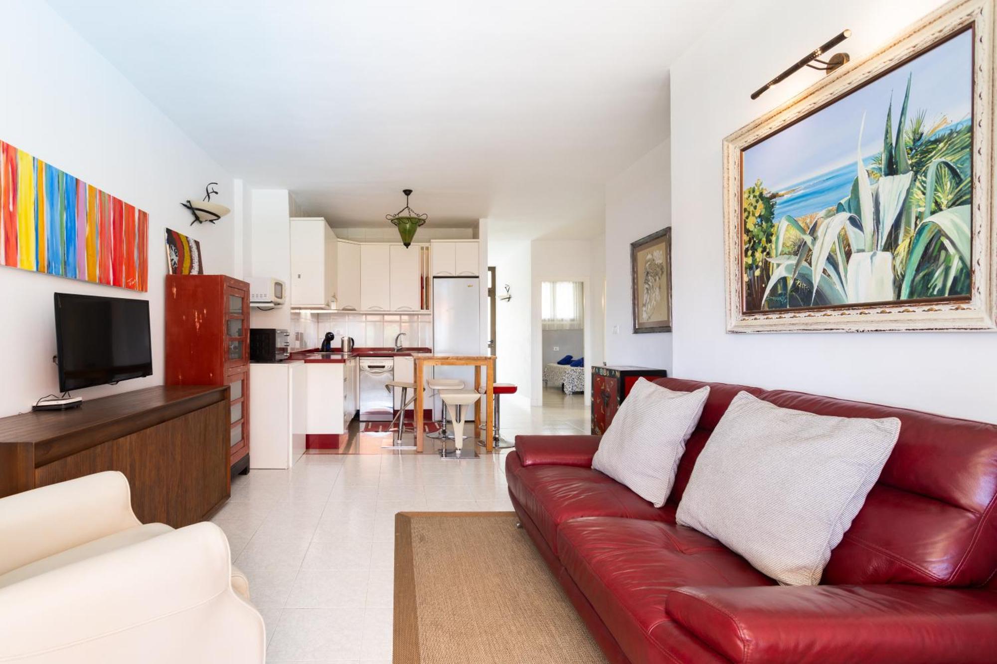 Classbnb - Seafront Apartment At Las Vistas Beach Arona  Eksteriør billede